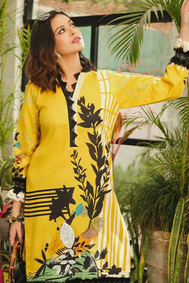 01 Mellow Tunic Embroidered Lawn Kurti Collection