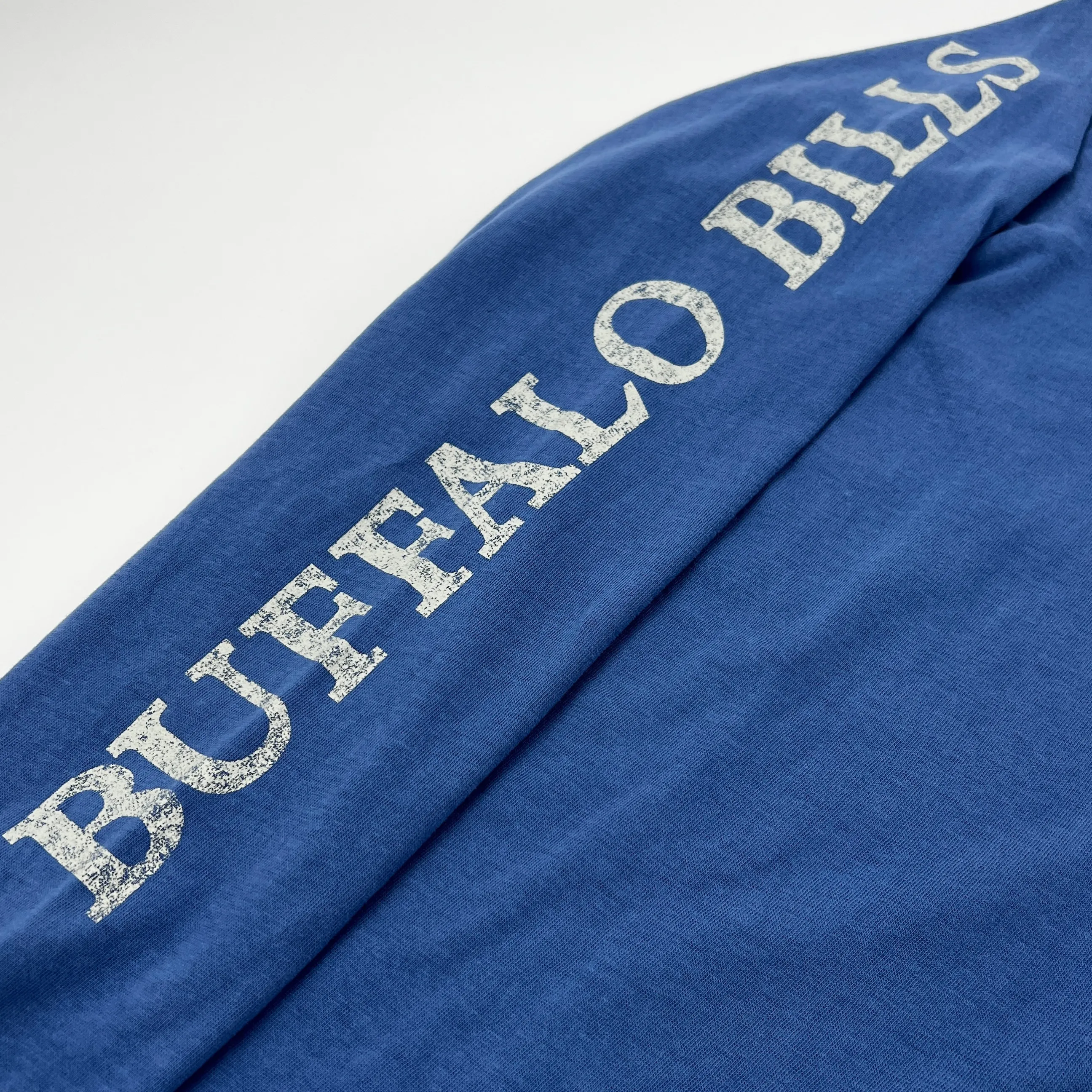 '47 Brand Bills Cadet Blue With Retro Logo and Sleeve Print Long Sleeve