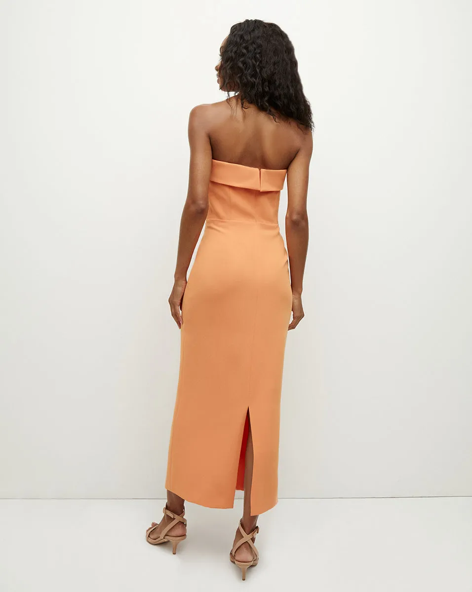 Absol Crepe Strapless Dress