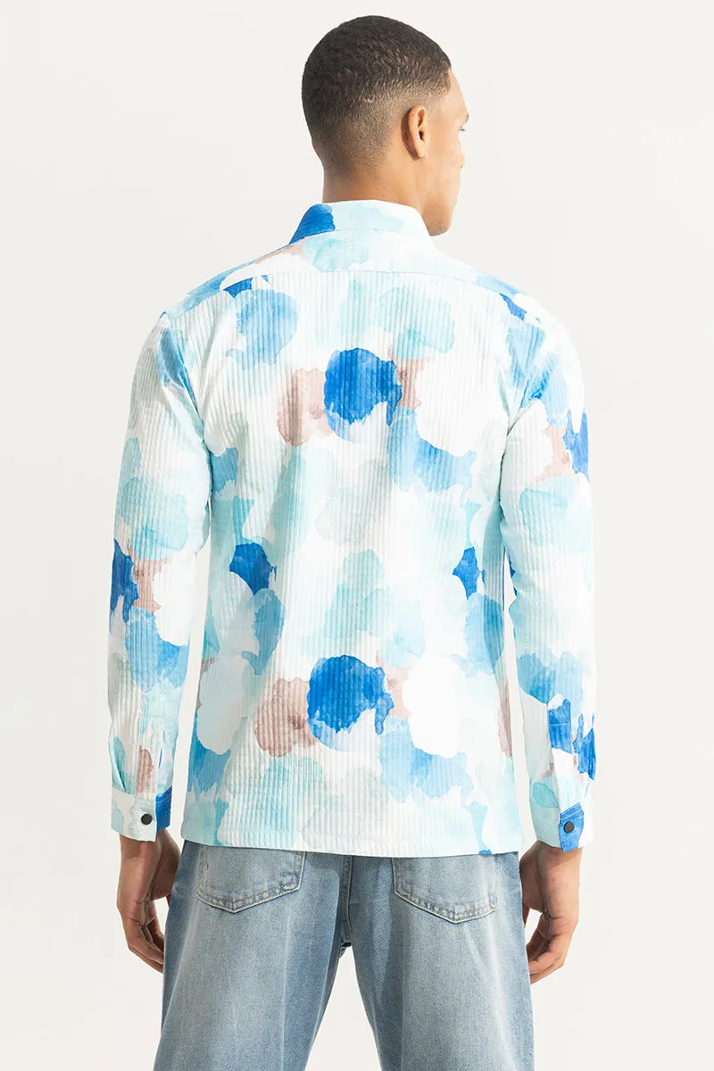 Abstractix Sky Blue Overshirt