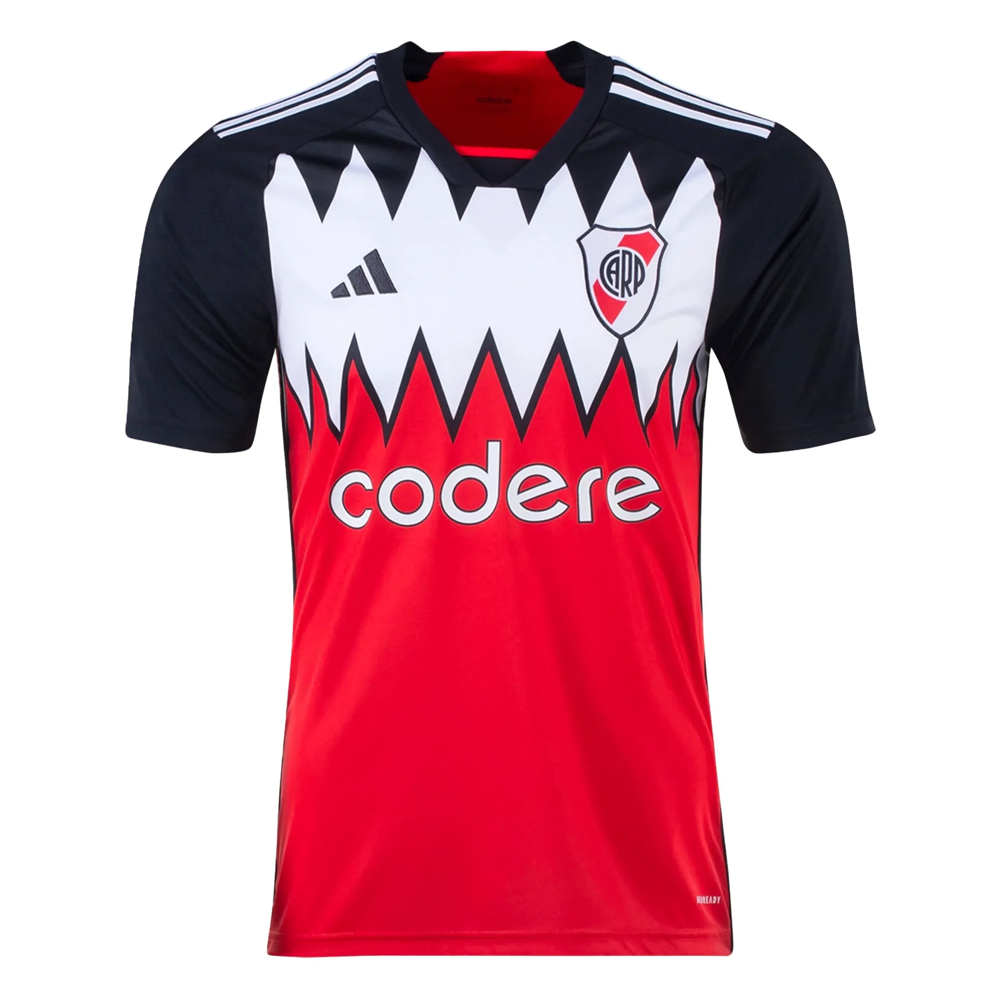 adidas Men's River Plate 2023/24 Away Jersey Black/Red