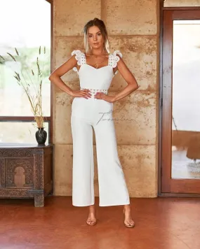 Anastasia Jumpsuit - White