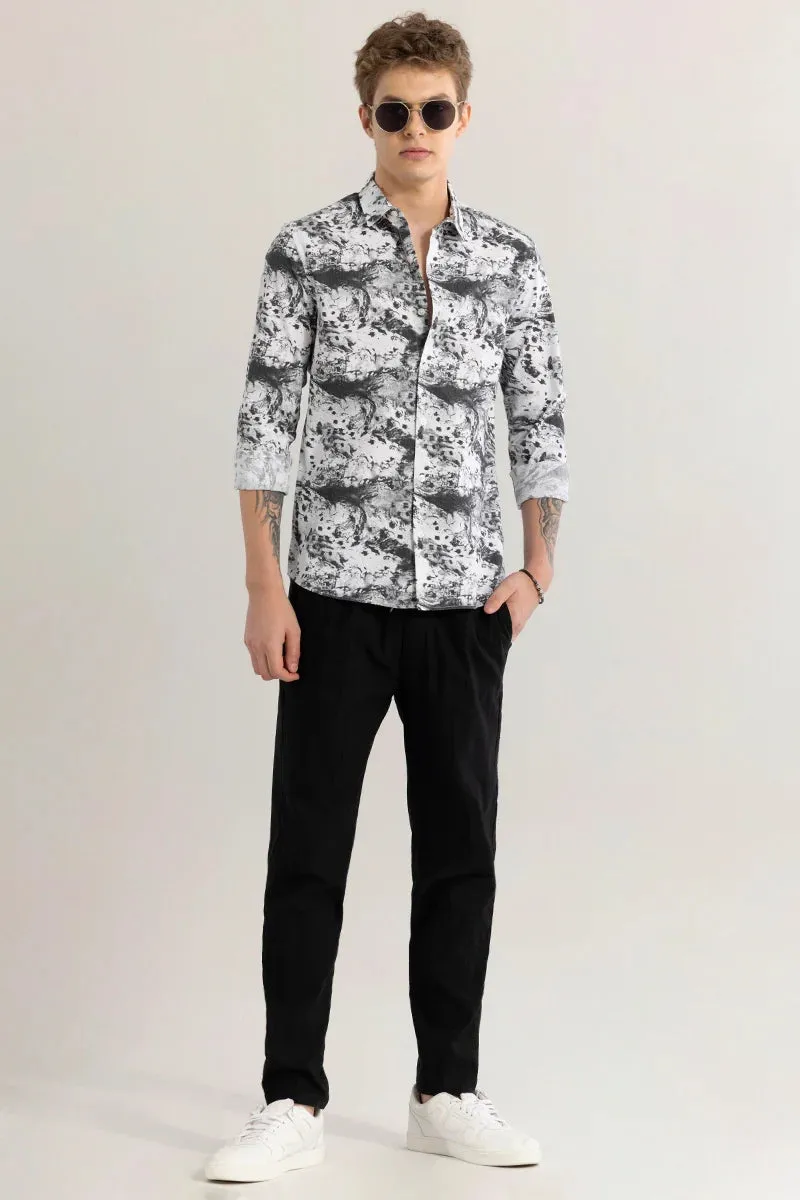 Aquarelli Abstract Grey Shirt