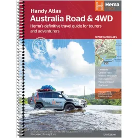 Australia Road & 4WD Handy Atlas - 13th Edition