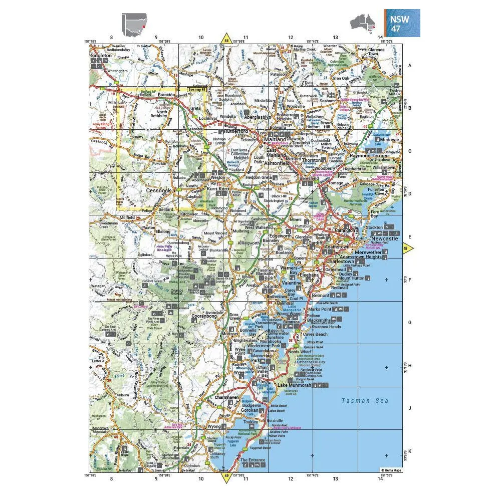 Australia Road & 4WD Handy Atlas - 13th Edition