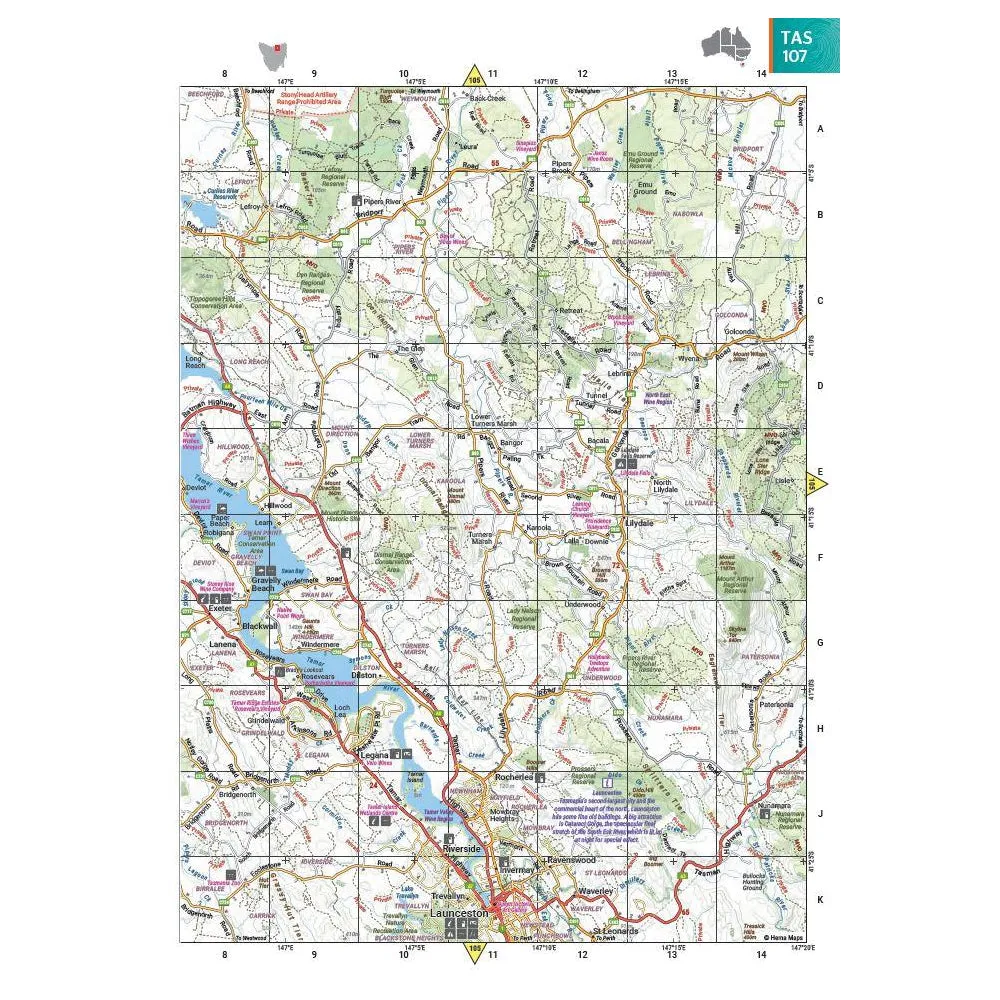 Australia Road & 4WD Handy Atlas - 13th Edition