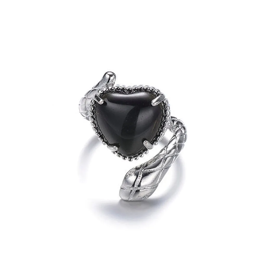 Black Obsidian Ring