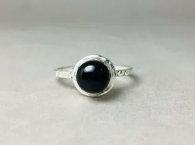 Black Onyx Ring, 925 Silver Ring, Bohemian Ring, Onyx Ring, Minimalist Ring, Gemstone Ring, Sterling Silver Ring, Onyx Jewelry, Gift Ring