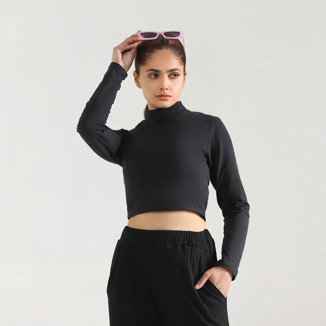 Black Turtle Neck Women