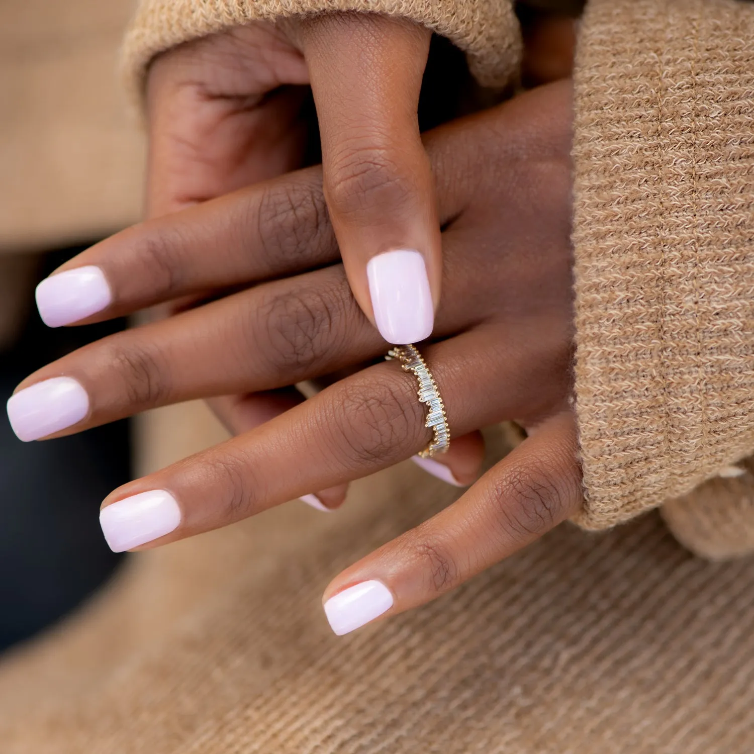 Cityscape Eternity Ring with Needle Baguette Diamonds