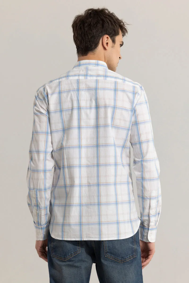 Classic Grid White Checks Shirt