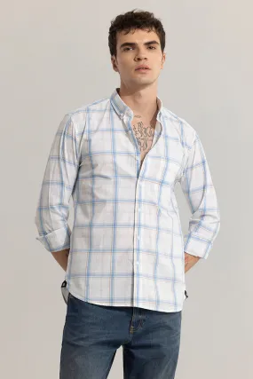 Classic Grid White Checks Shirt