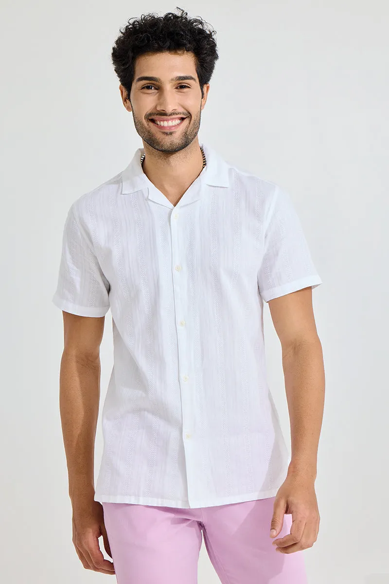 Coiled Strand White Shirt