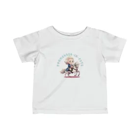 Commander-in-Cute George Washington Infant Fine Jersey Tee