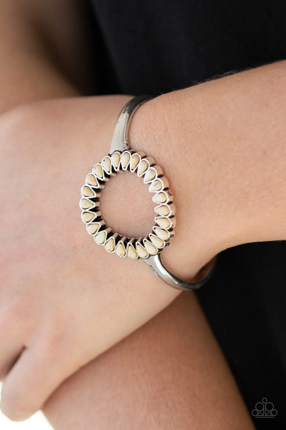 Divinely Desert - White Bracelet