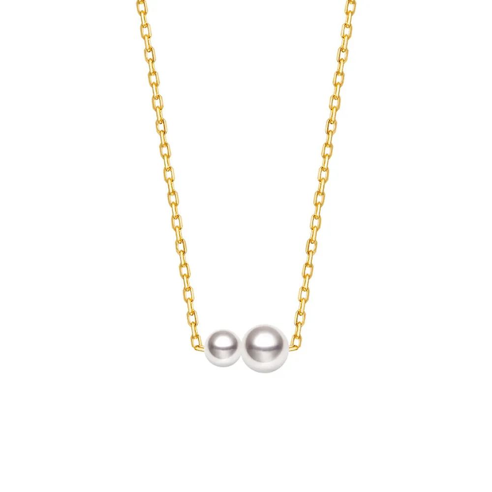 Double Freshwater Cultured Pearl Necklace