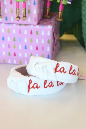 FA LA LA KNOT HEADBAND