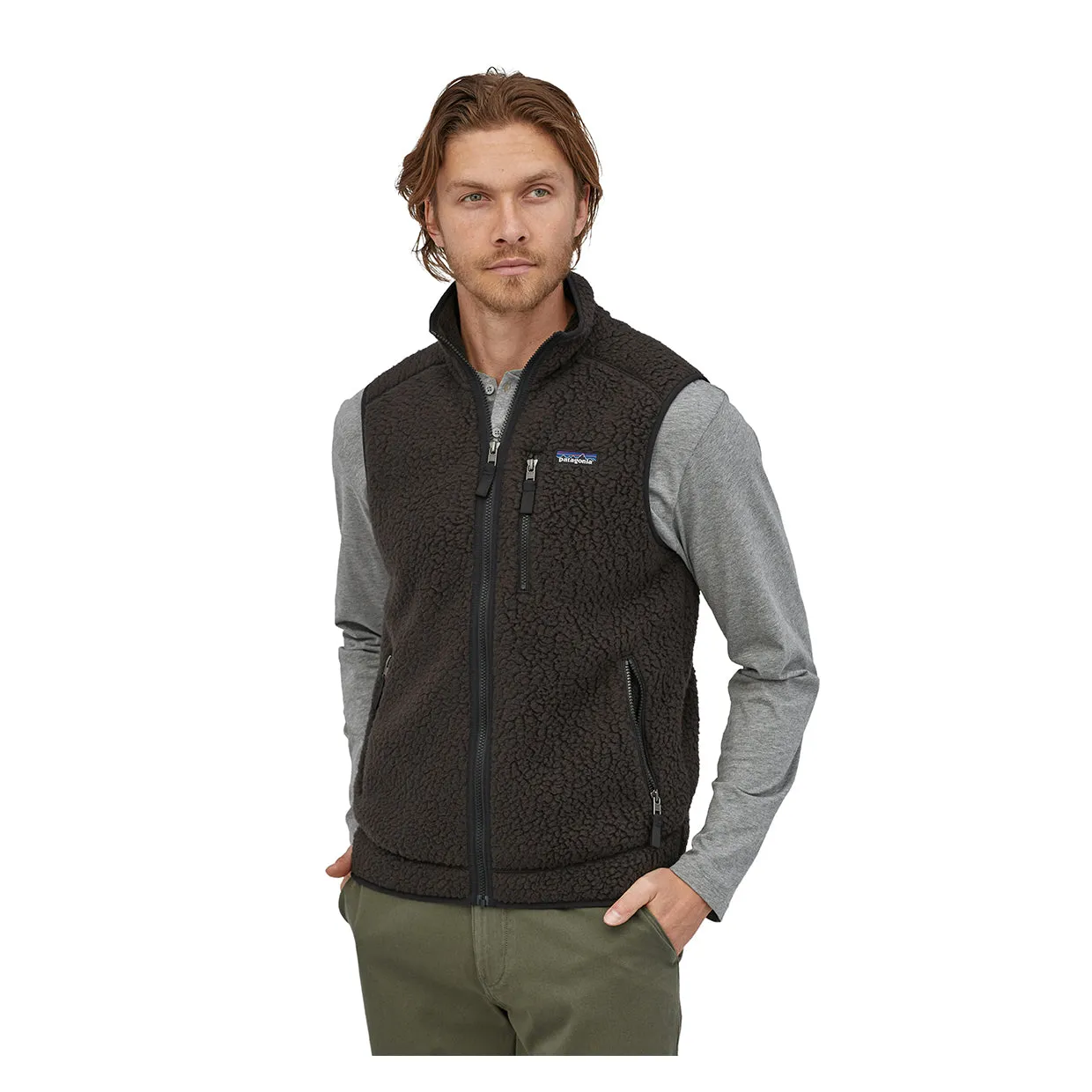 Gilet Uomo Patagonia Retro Pile Fleece Vest Nero