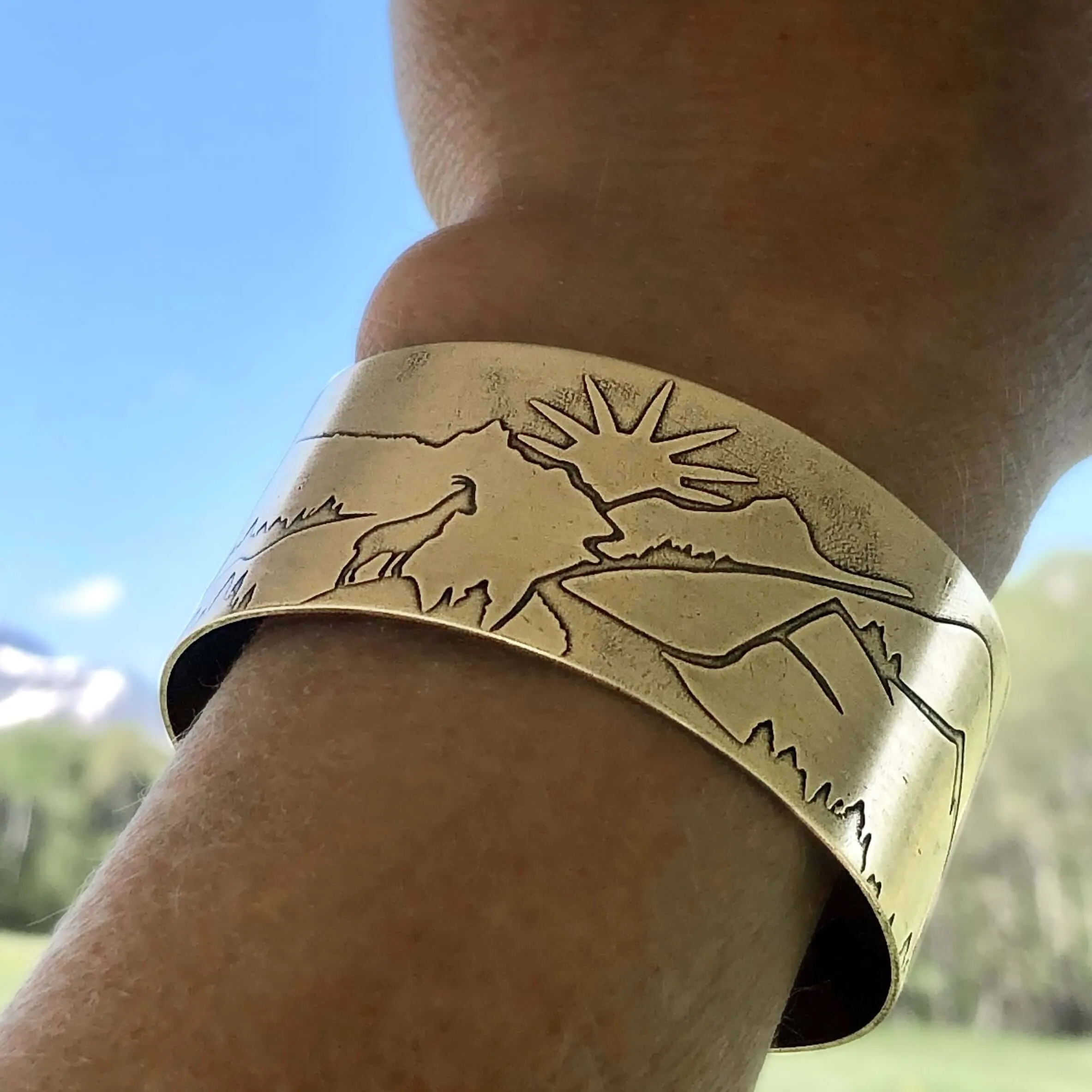 Going to the Sun Road Cuff Bracelet