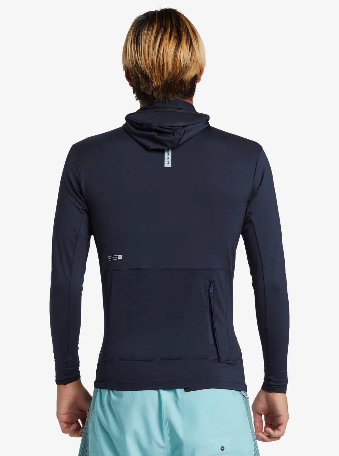 Highline UPF 50 Hooded Long Sleeve Rashguard - Dark Navy