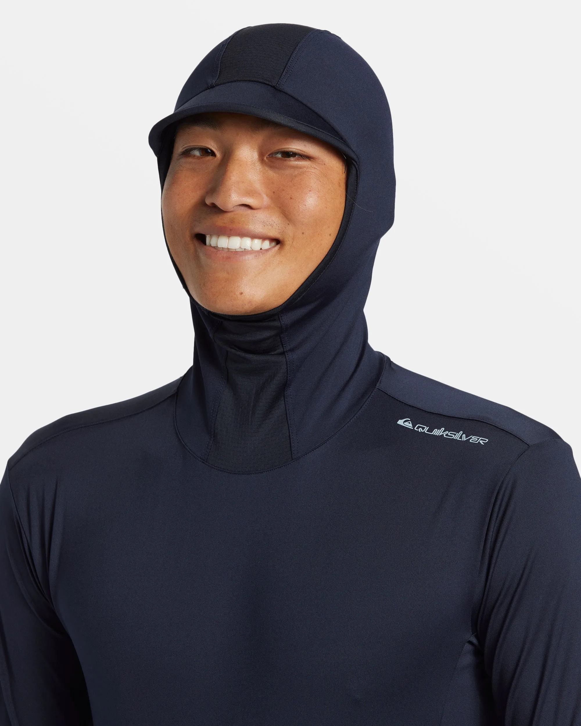 Highline UPF 50 Hooded Long Sleeve Rashguard - Dark Navy