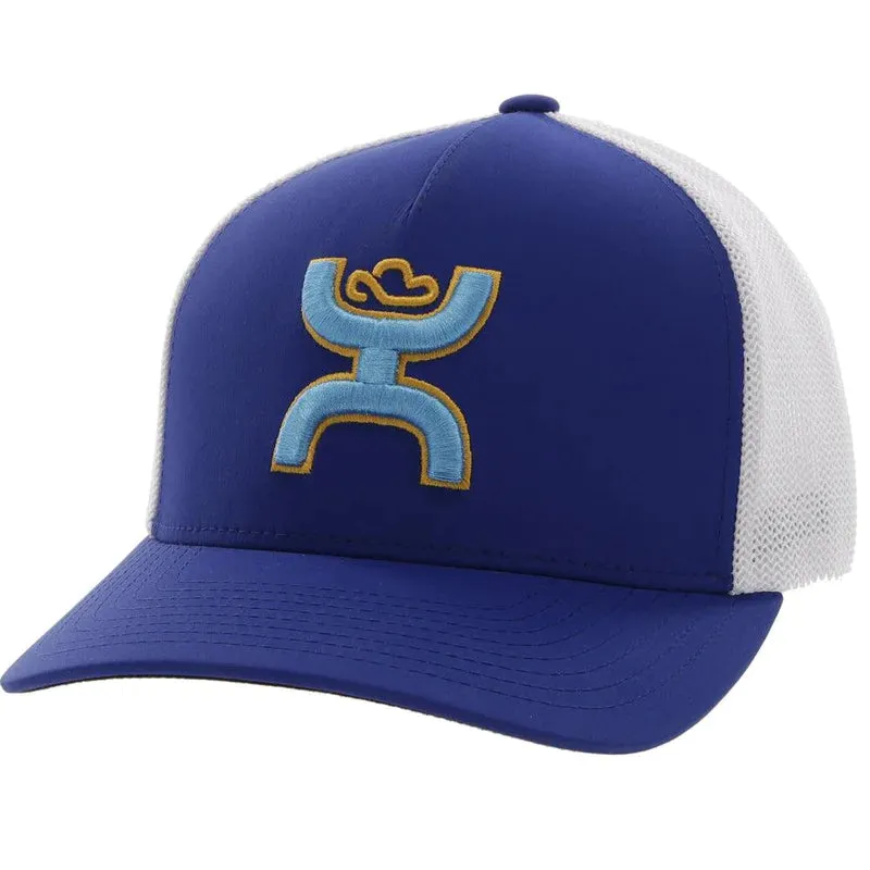 Hooey Coach Blue/White Flexfit Cap