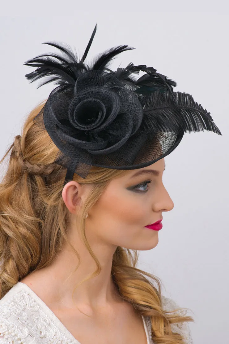 Kate Fascinator - Black