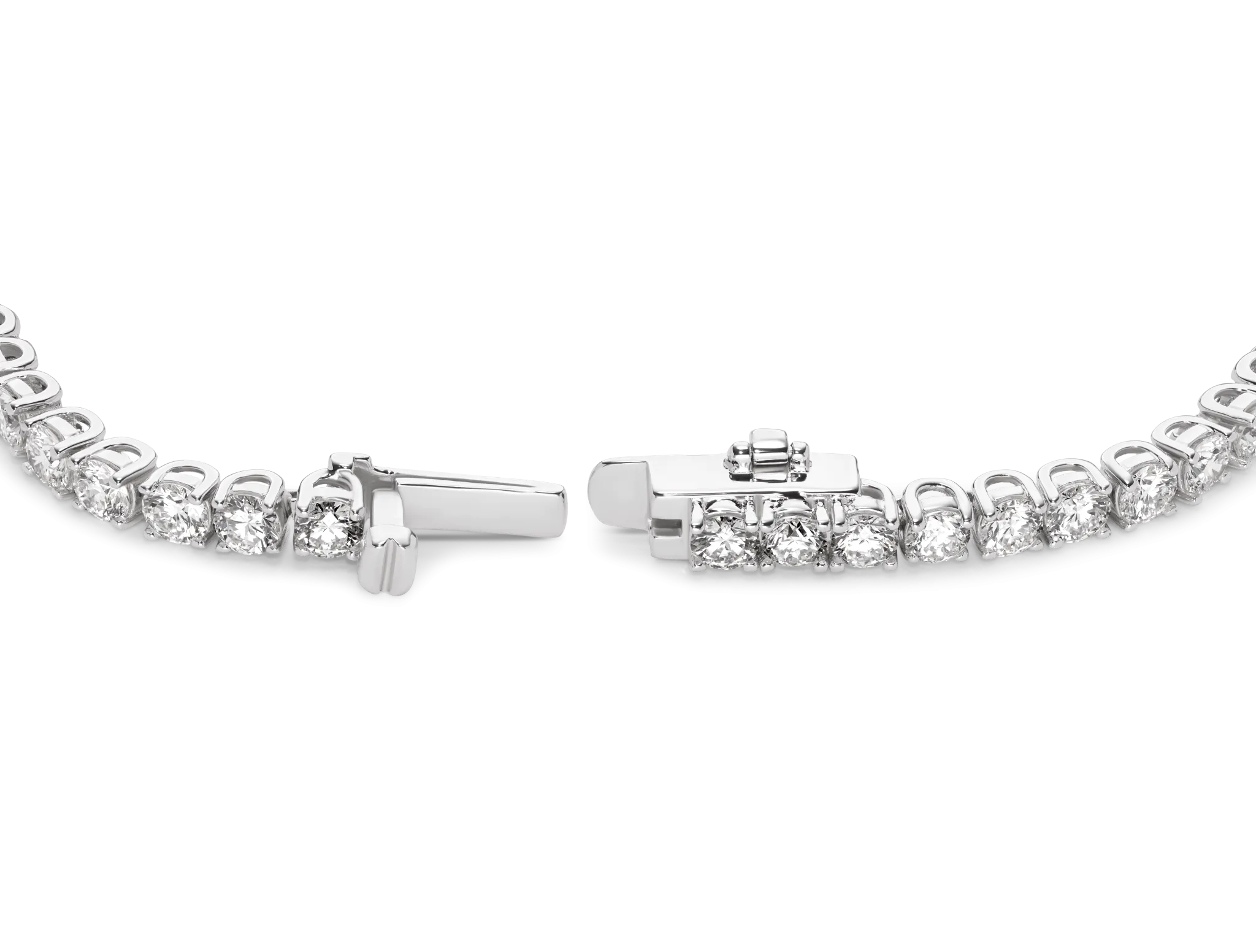 Lab-Grown Diamond Medium Tennis Bracelet - E/F color, 6.5 length | White