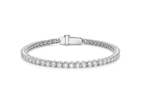 Lab-Grown Diamond Small Tennis Bracelet - G/H color, 7 length | White