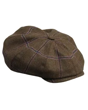 Laksen Pippa Tweed Bakerboy Cap