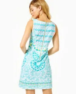 Lilly Pulitzer Sigrid Shift Dress - Multi Caribbean Citrus Engineered Knit Dress