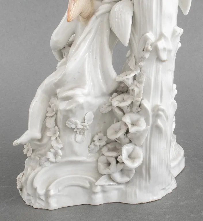 Meissen Style White Porcelain Figural Epergne