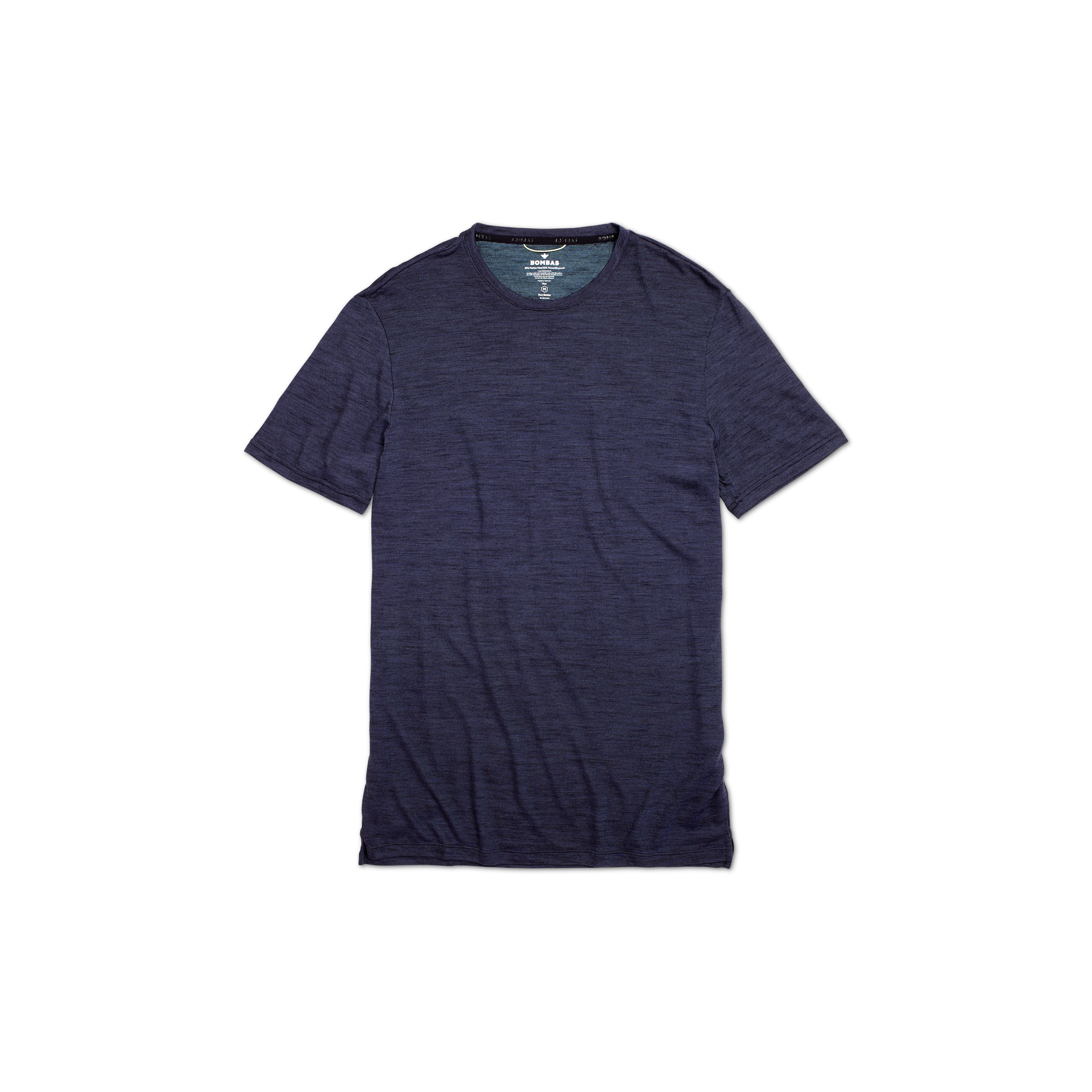 Men's Merino Wool Blend Crew Neck T-Shirt