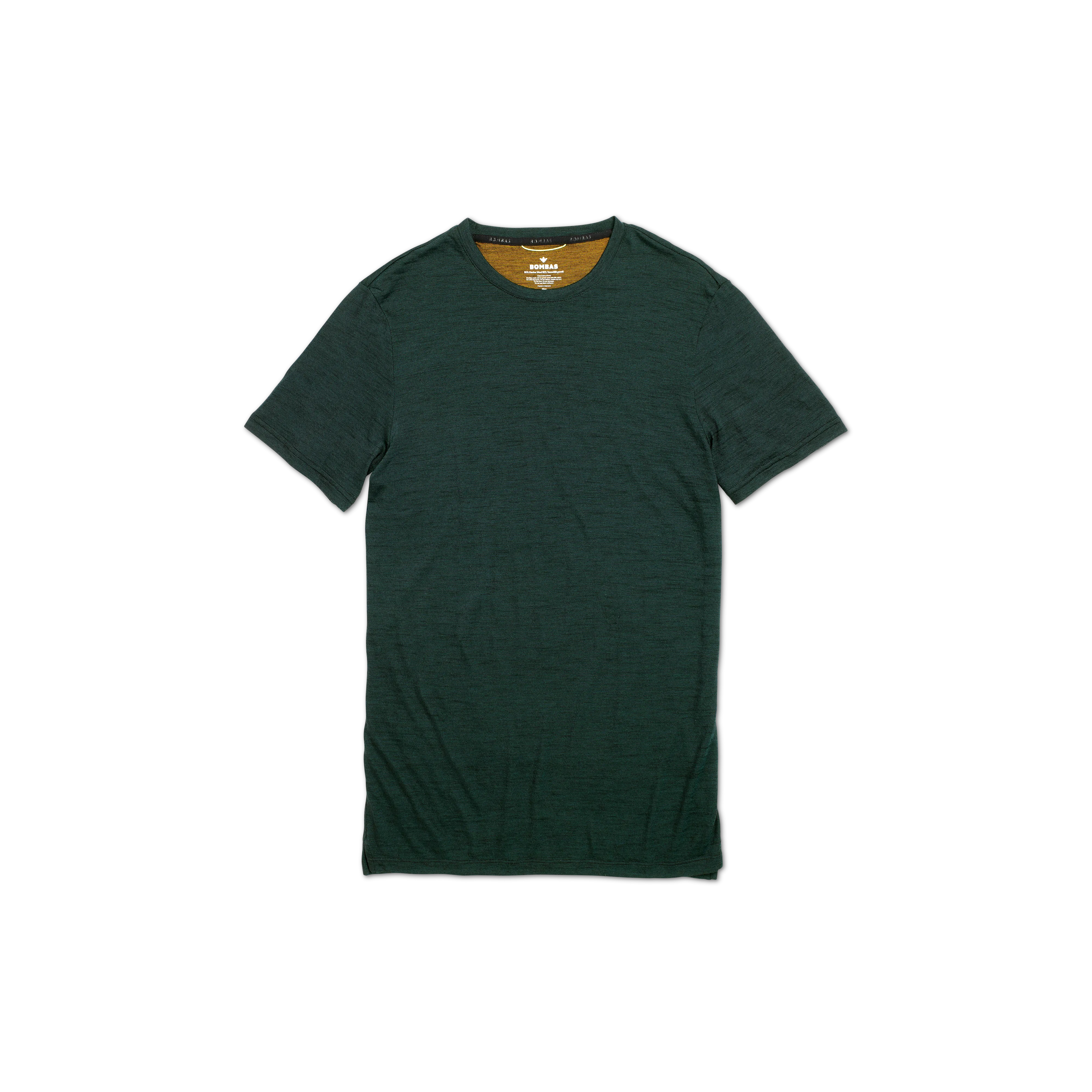 Men's Merino Wool Blend Crew Neck T-Shirt