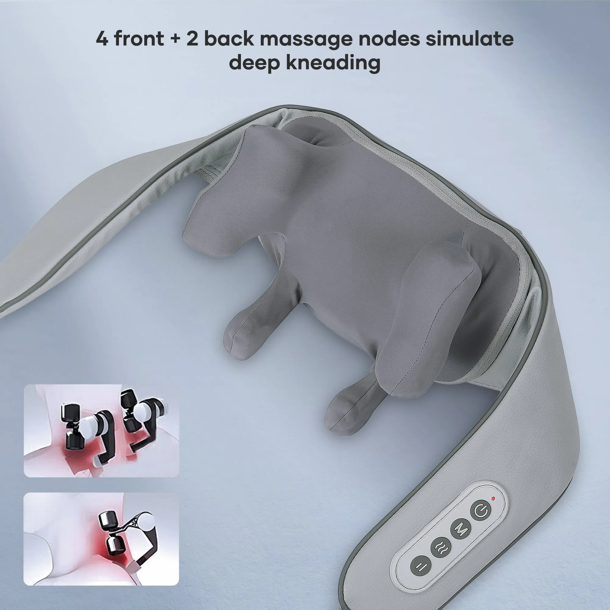 NAIPO oFree Shoulder Massager with Heat and Adjustable Straps