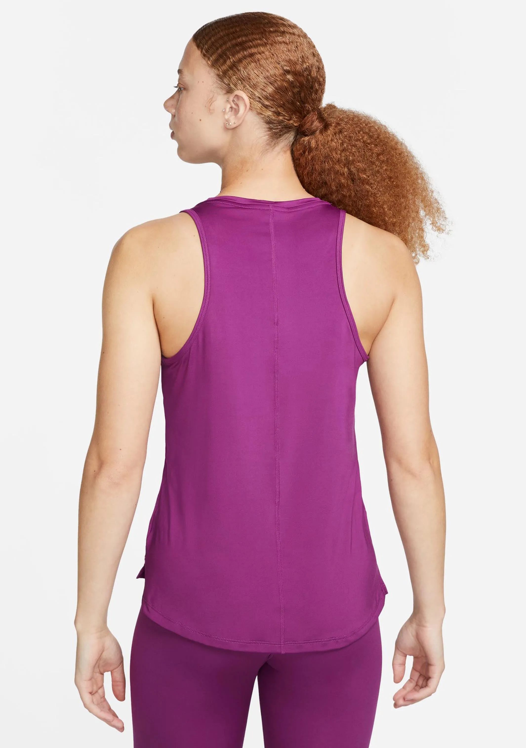 Nike Womens Dri-Fit One Graphic Logo Tank Purple <br> DQ5556-503