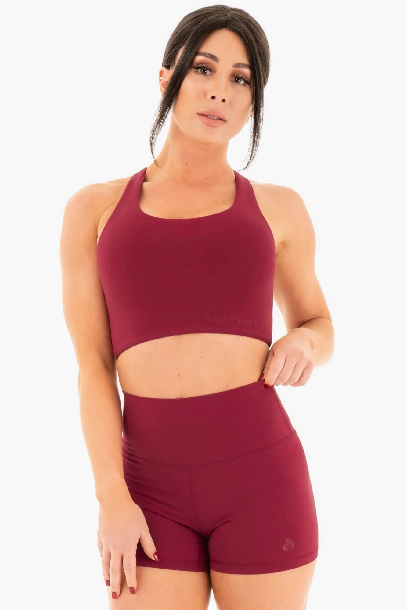 NKD Sports Bra - Berry Red