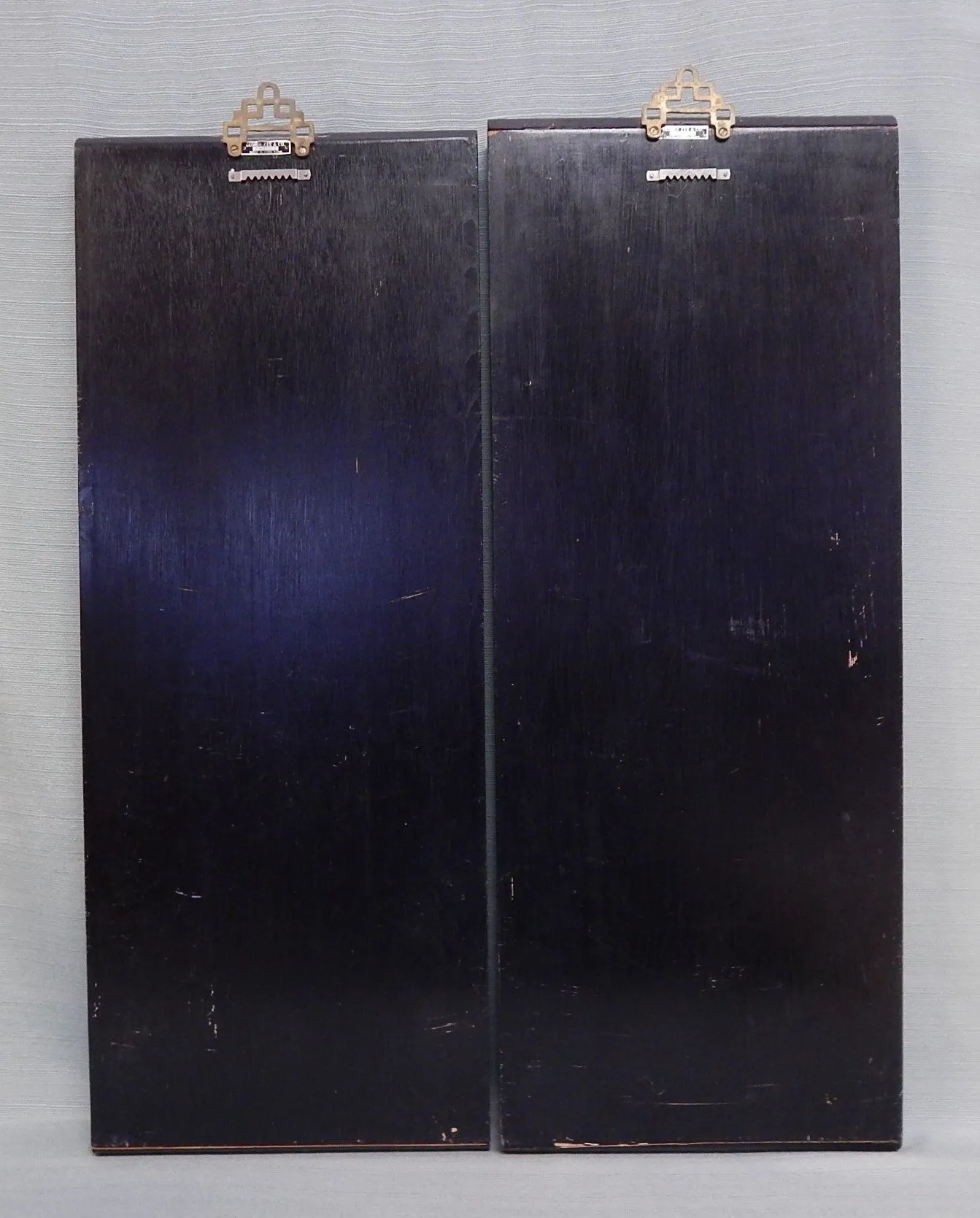 Pair of Japanese Carved Panels - Vintage Condition