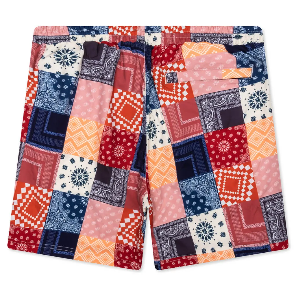 Paisley Cabana Short - Ember