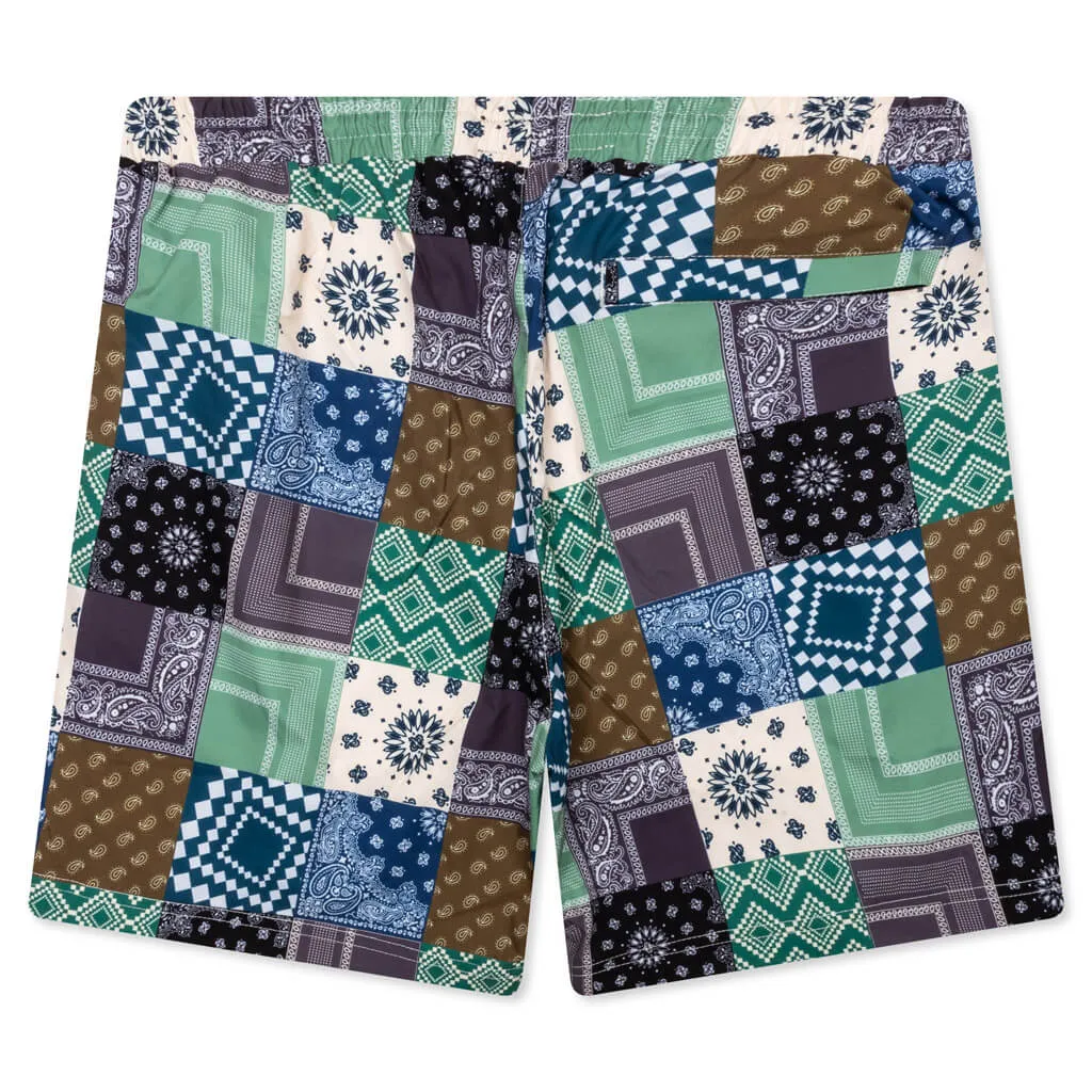 Paisley Cabana Short - Sapphire