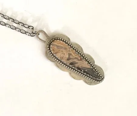 Palm Root Stone Necklace