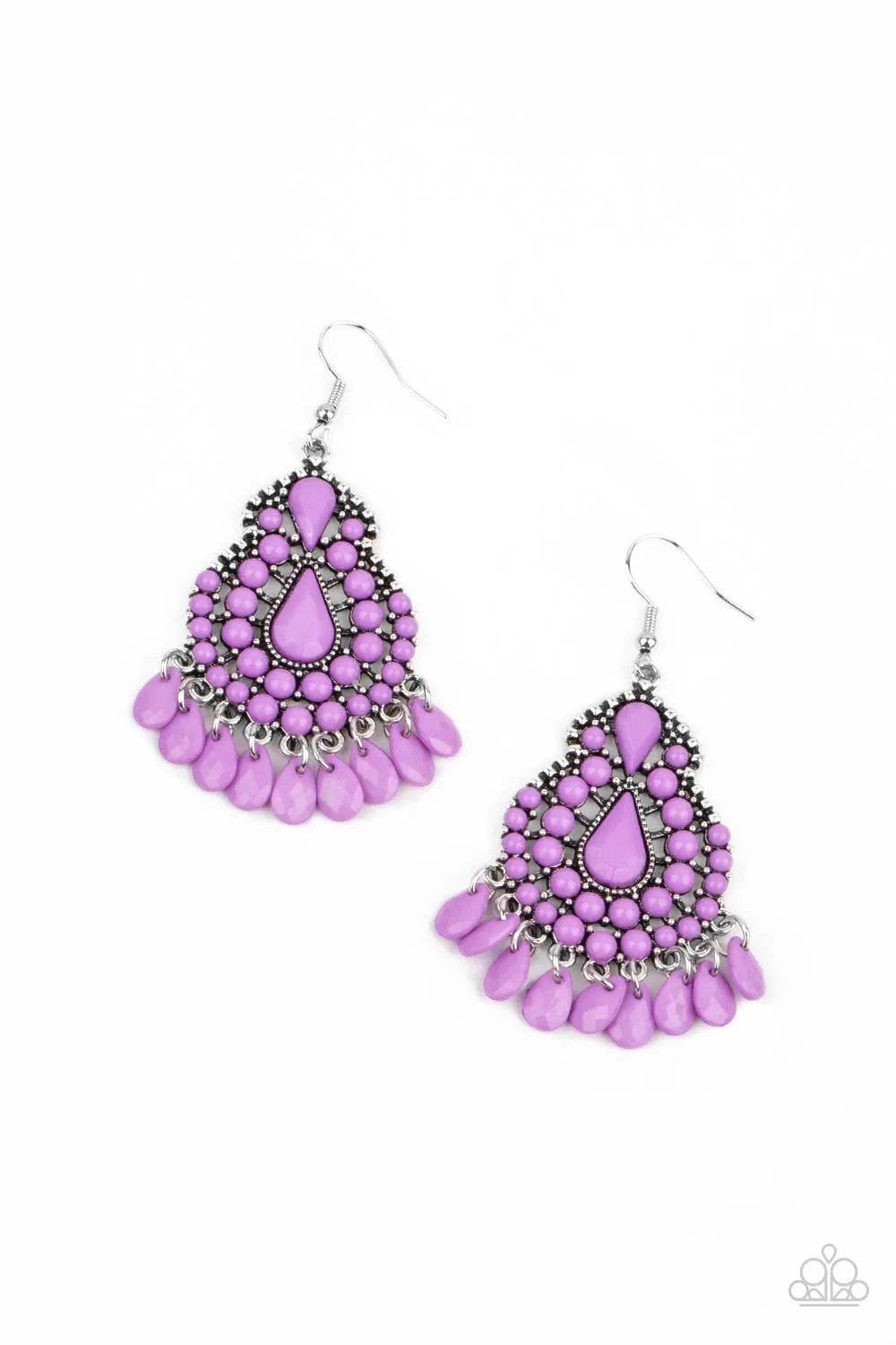 Persian Posh - Purple Paparazzi Earrings