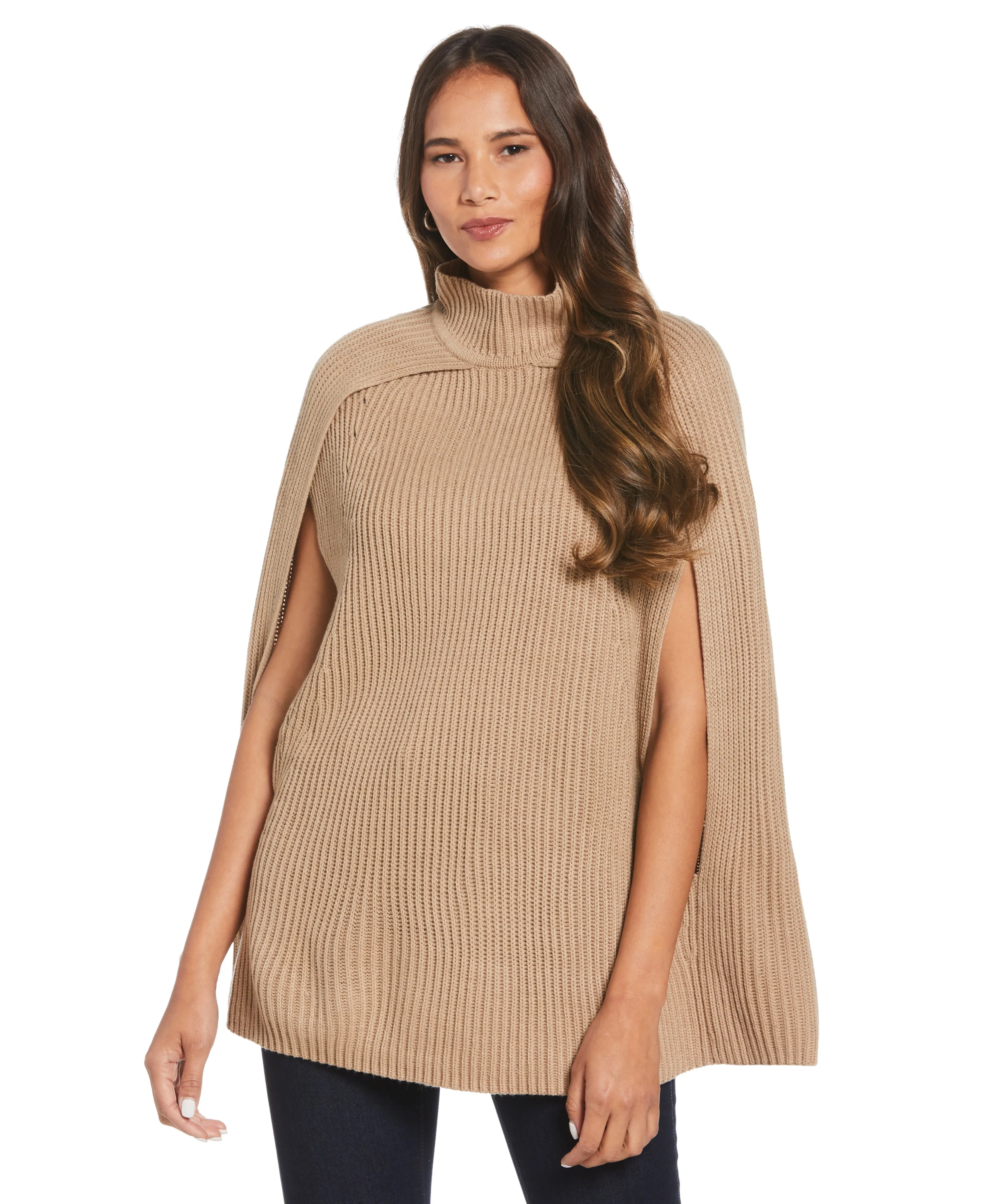 Petite Poncho Sweater