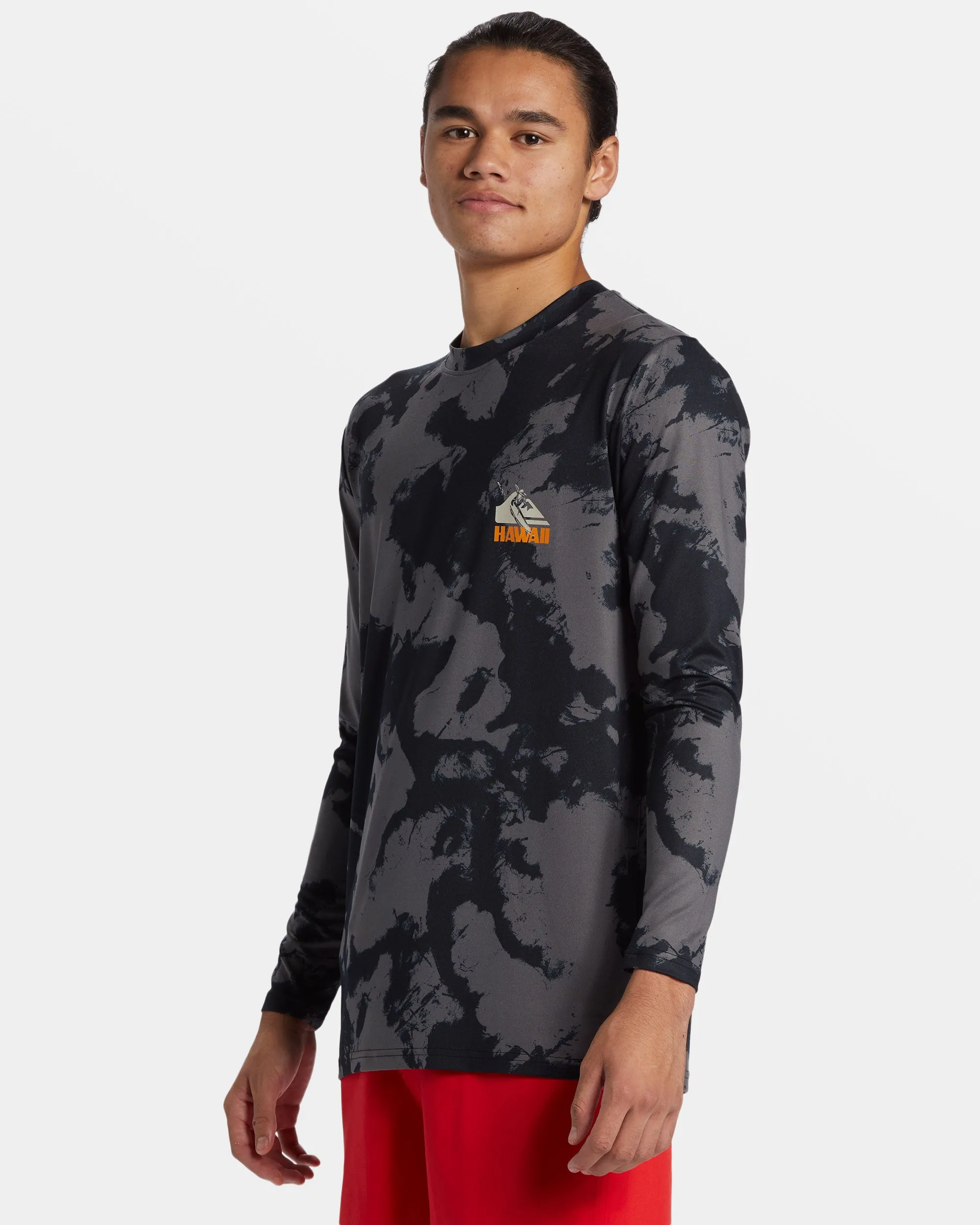 Petroglyph Long Sleeve Surf Tee - Hi Tie Dye