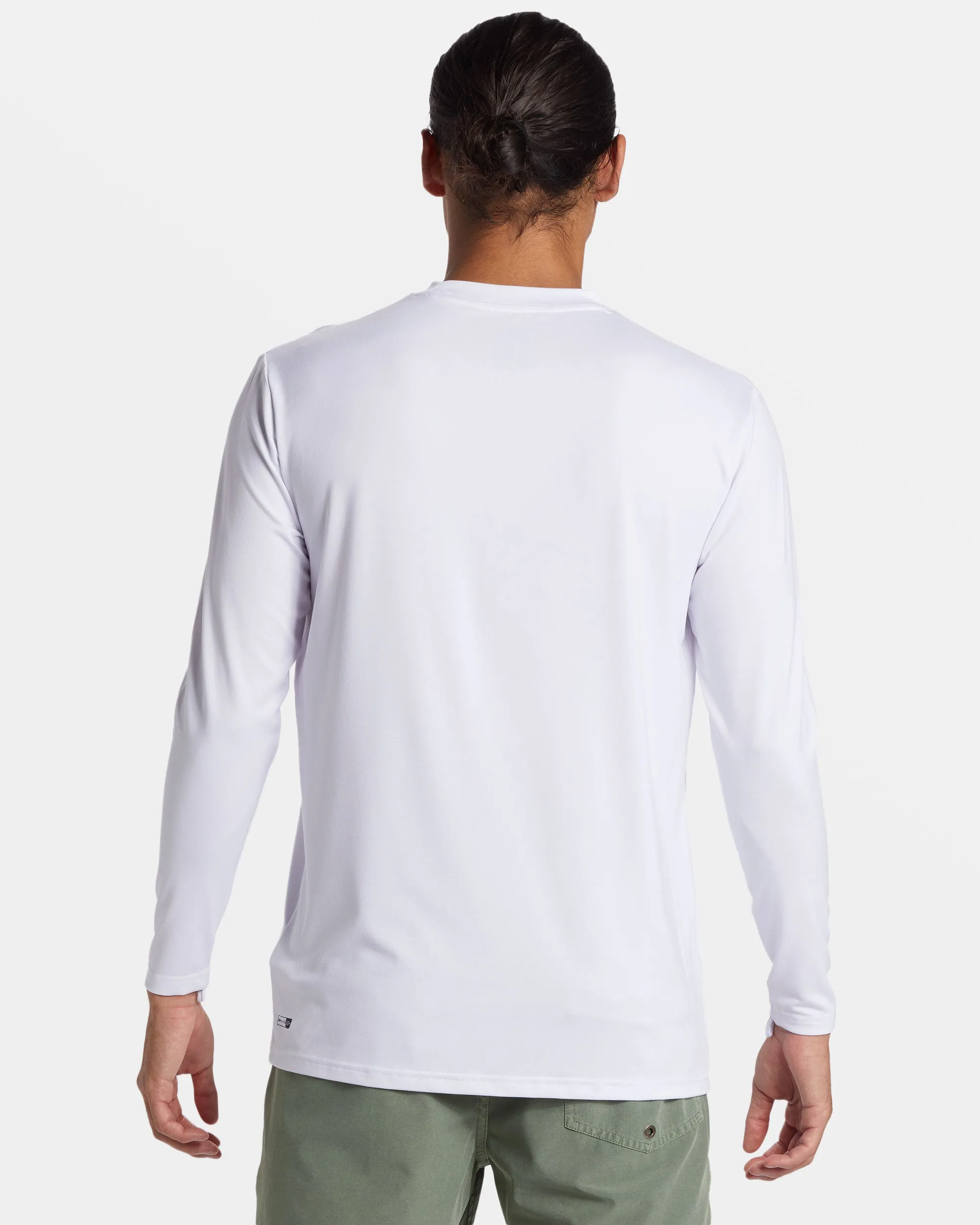 Petroglyph Long Sleeve Surf Tee - White