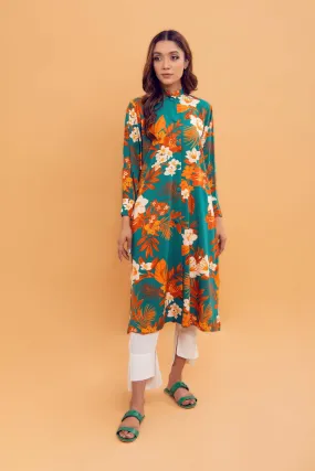 PRINTED FLORAL TUNIC