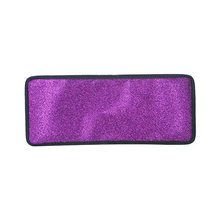 Purple Glitter NGIL Zippered Lined Caddy Organizer Tote Bag