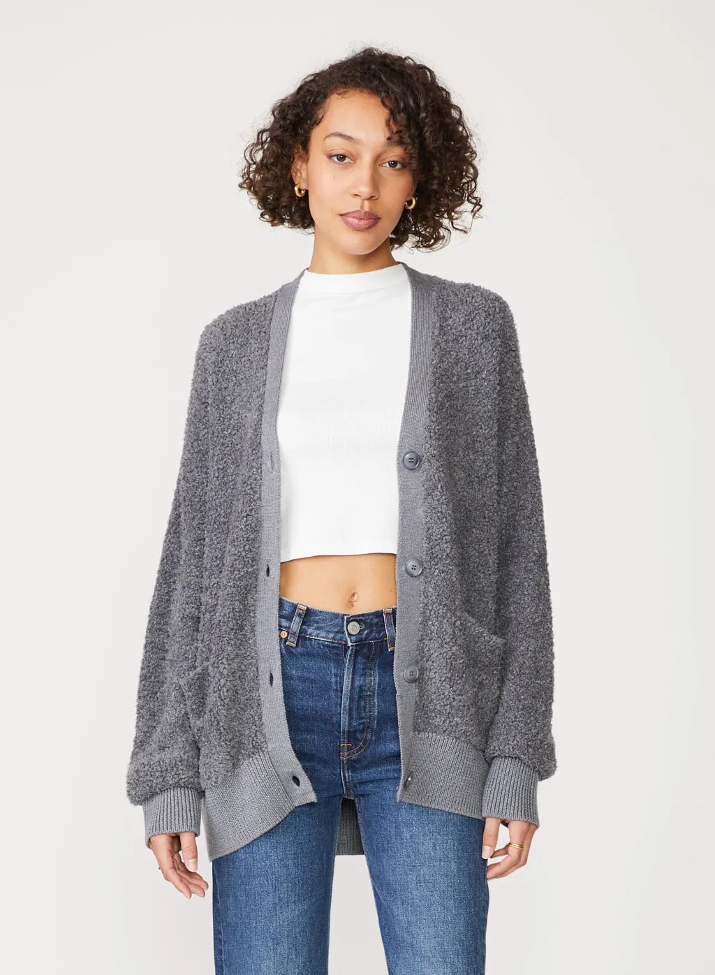 Rabassa Cardigan in Charcoal