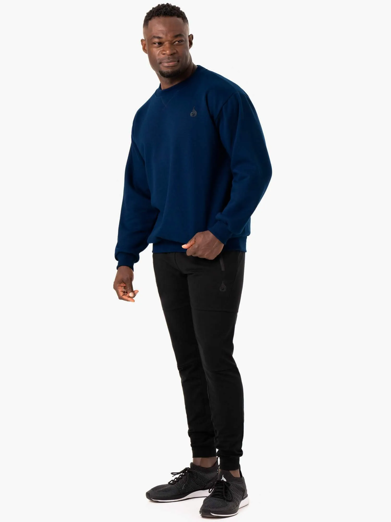 Reset Fleece Crew Neck - Blue