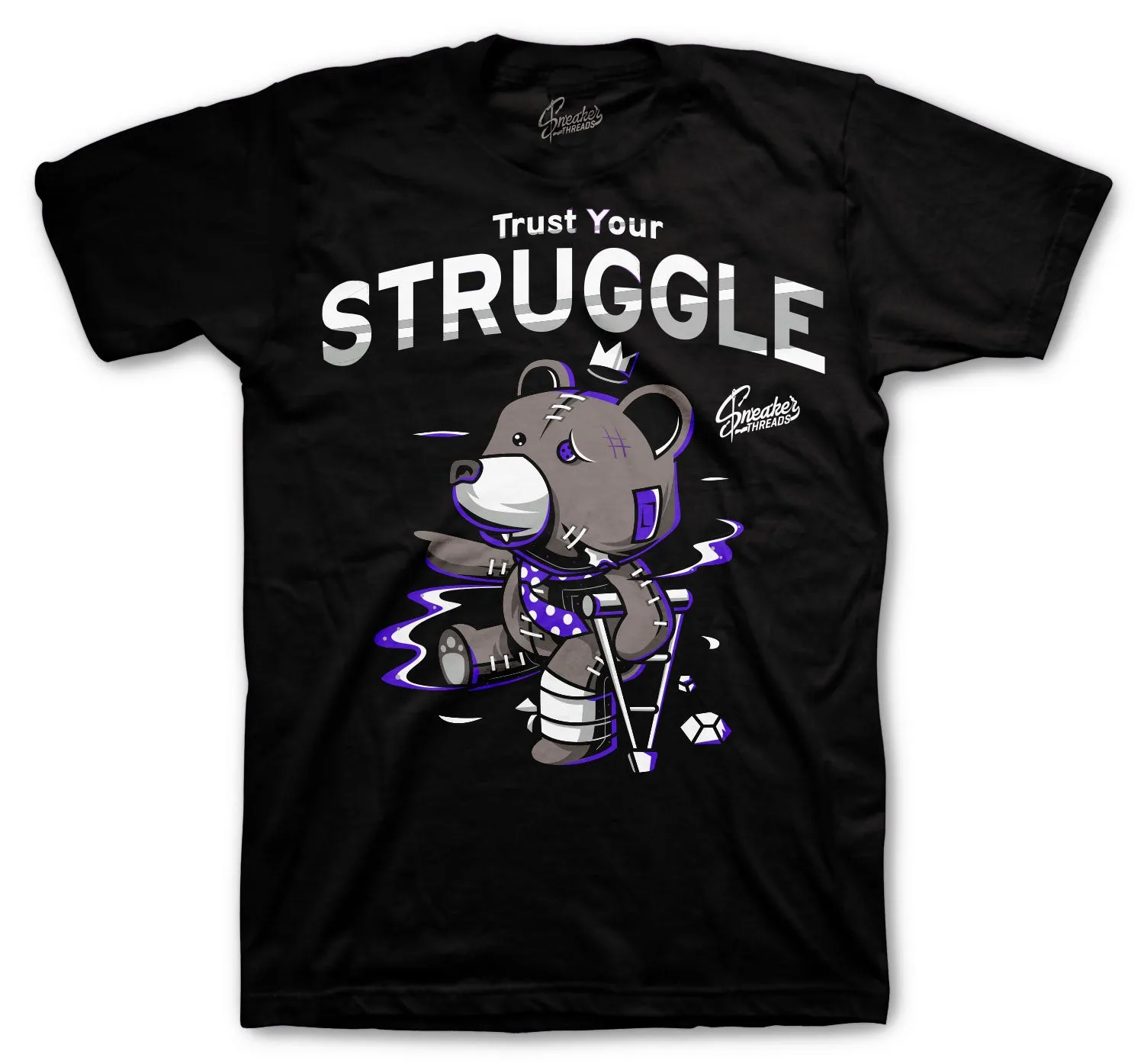 Retro 13 Court Purple Trust Your Struggle Shirt